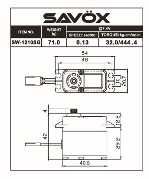 Savox SW1210SG