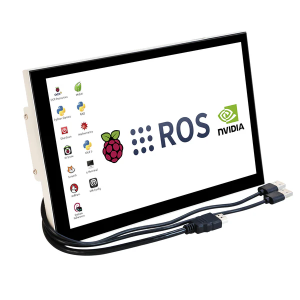 дисплей Raspberry Pi 10,1-дюймовый сенсорный экран с металлическим кронштейном
