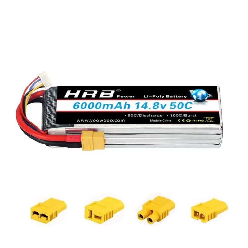 Аккумулятор HRB 4s 6000mah 50C XT60